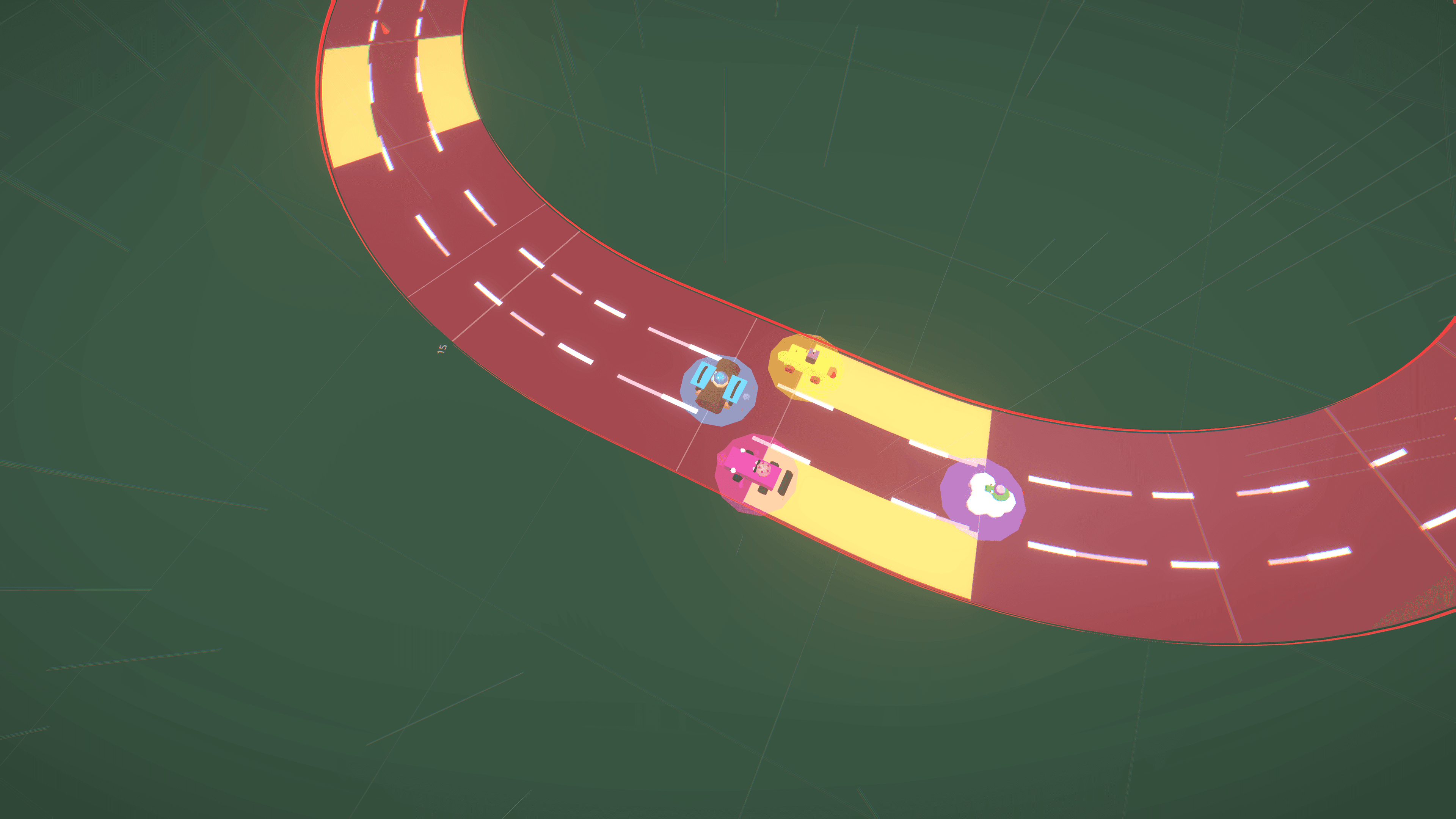 Storm racing on Bombshell Boulevard