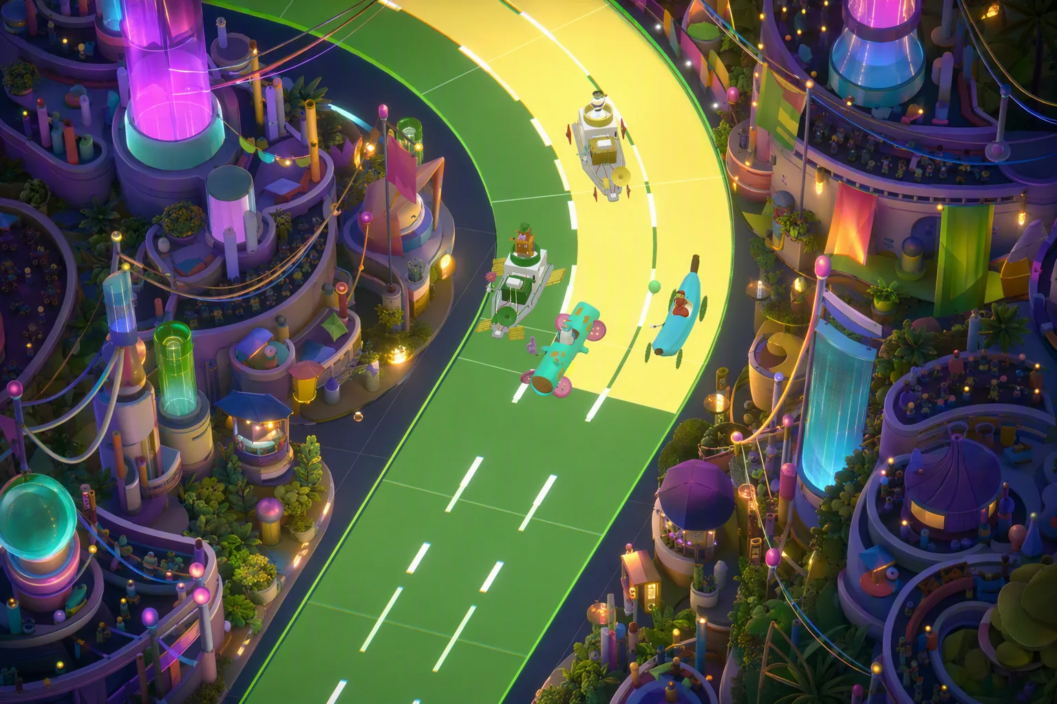 Neon Speedway track preview